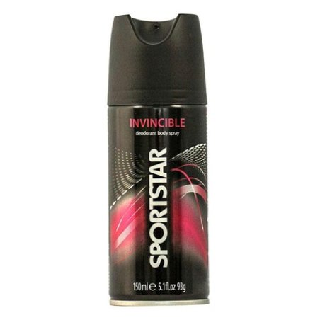 Sportstar Invisible Deodorant Spray for Men 150ml