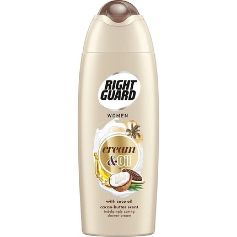 Right Guard Shower Women Cream Oil Cacao 250ml