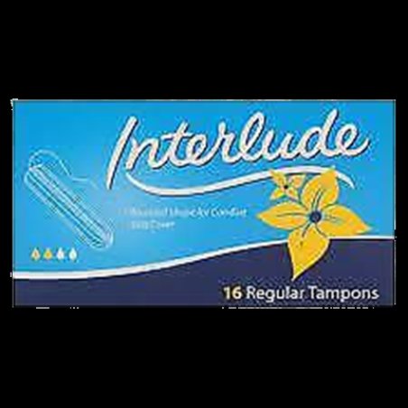 Interlude Tampons Regular With Applicator - Pack of 12