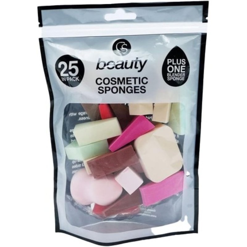CS Beauty Cosmetic Sponges 25 Pack