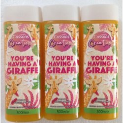 Cussons Creations Apricot & Jungle Papaya Bath Soak 500ml - Pack of 3