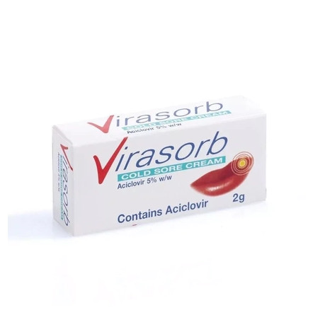 Virasorb 5% Cold Sore Cream 2g