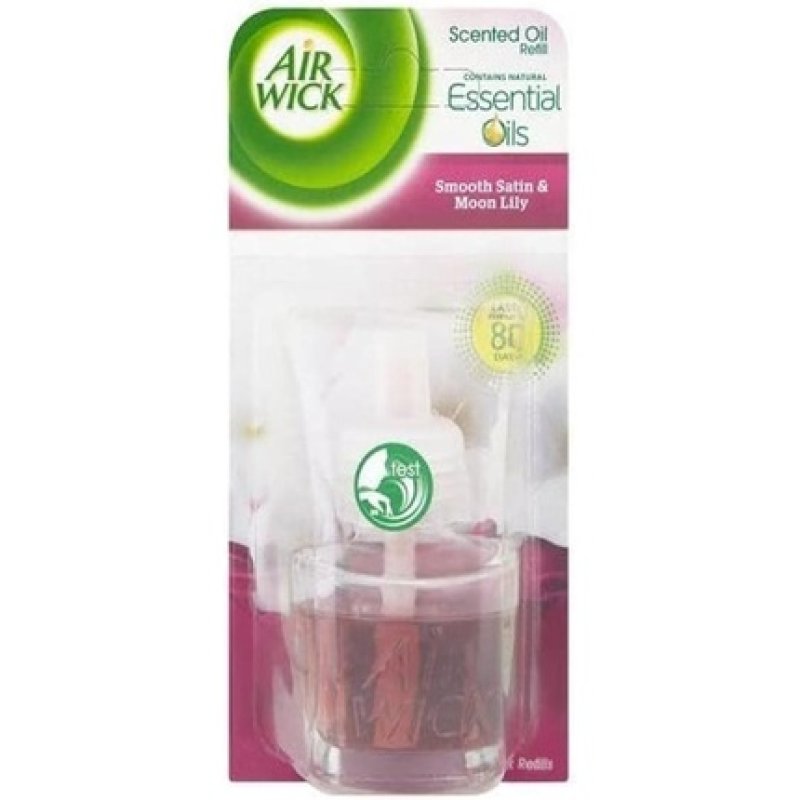 Air Wick Plug In Refill Air Freshener Smooth Satin and Moon Lily 17ml