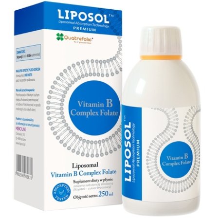 Liposol Liposomal Vitamin B Complex Folate 250 Ml