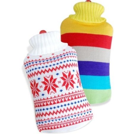 Sanity Rubber Hot Water Bottle 2L with Cover