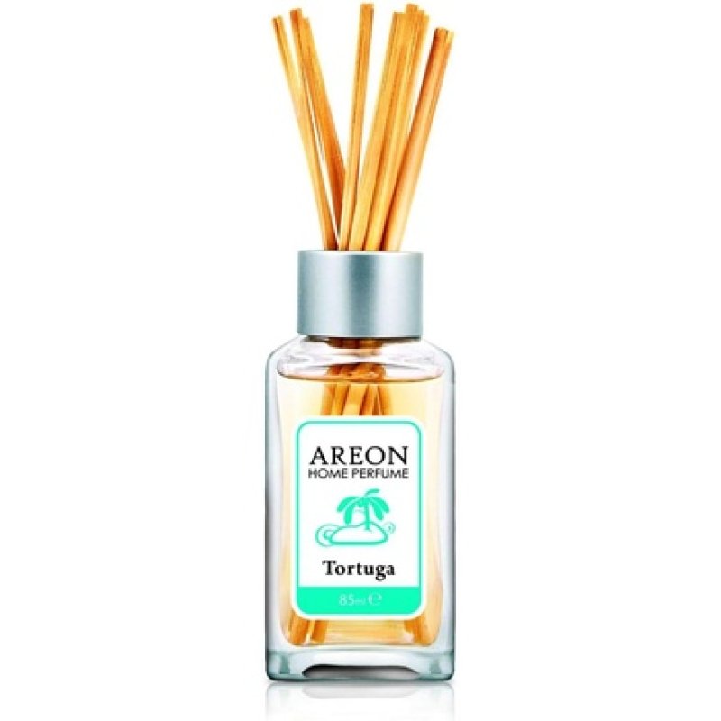 Areon House Fragrance Tortuga Aroma Diffuser 85ml Glass Wood Brown