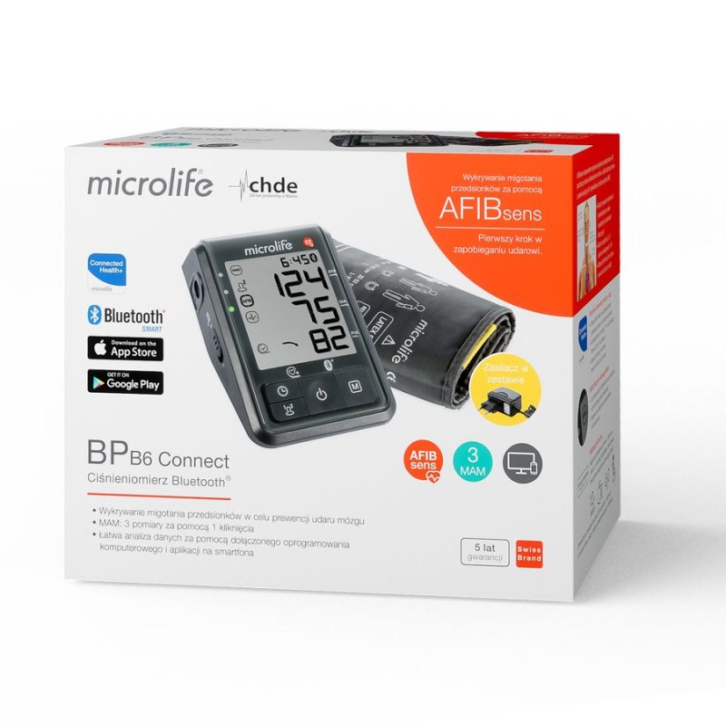 Microlife BP B6 Connect Bras supérieur Automatique 2 utilisateur(s)
