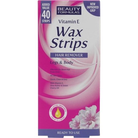 Beauty Formulas Cold Wax Strips 40 Count