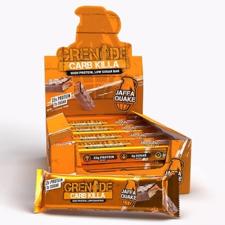 Grenade Carb Killa High Protein and Low Carb Bar 60g Jaffa Quake