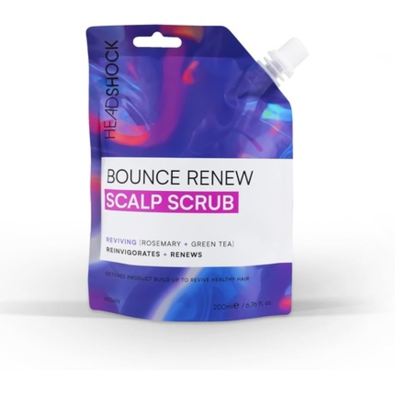 Headshock Bounce Renew Reviving Scalp Scrub Rosemary and Green Tea