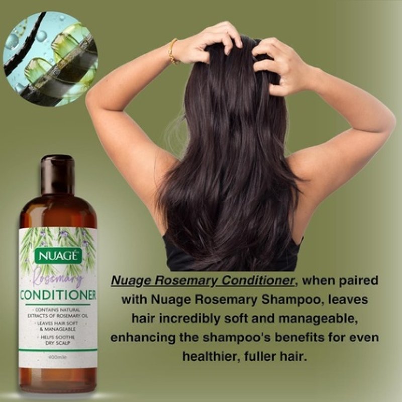 Nuage Rosemary Conditioner 400ml - Soothes Dry Scalp