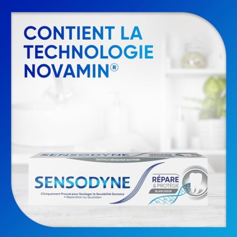 Sensodyne Toothpaste Repairs & Protects Whitening for Sensitive Teeth