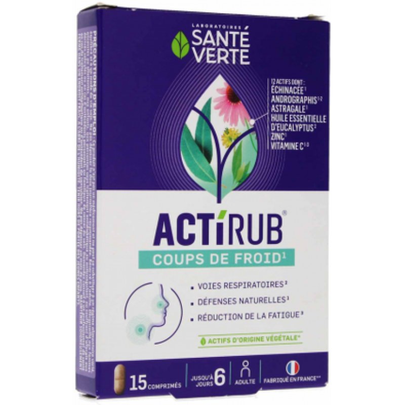 Sante Verte Actirub 15 Tablets