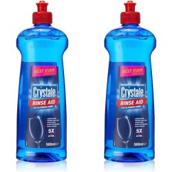 Crystale Total Action Dishwasher Rinse Aid Streak Free Formula 500ml