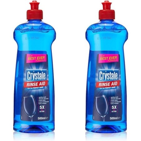 Crystale Total Action Dishwasher Rinse Aid Streak Free Formula 500ml