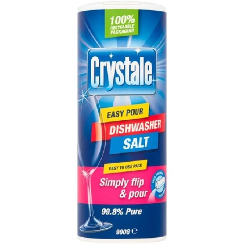 Crystale Dishwasher Salt Easypour 900g