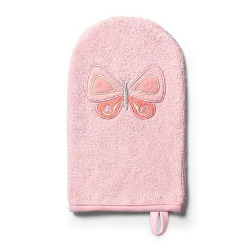 Children's Bath Cleaner Bamboo Pink Butterfly