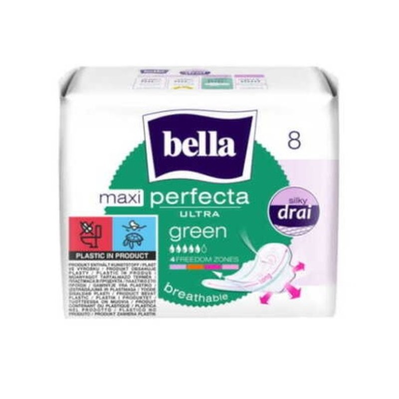 Bella 8pcs Perfecta Film Pad Ultra Maxi Green