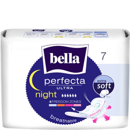 Tzmo Bella Perfekta Night Hygiene Pads - 7 Pieces