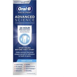 Oral B Pro Expert Advanced Science Deep Clean Toothpaste 75ml