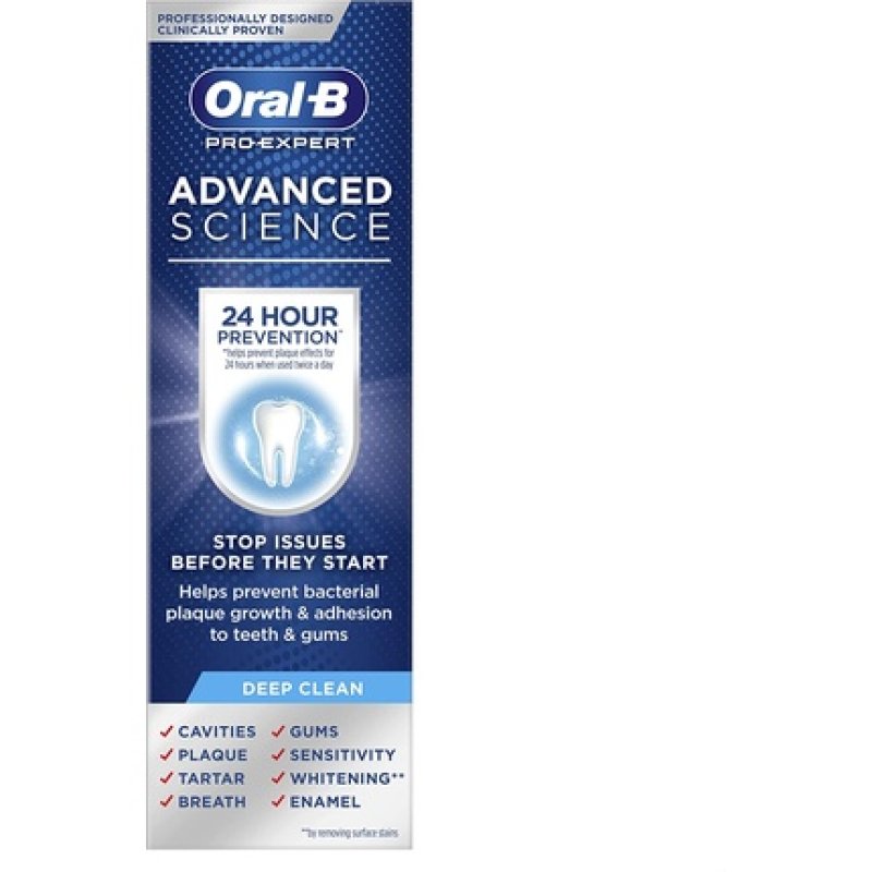 Oral B Pro Expert Advanced Science Deep Clean Toothpaste 75ml