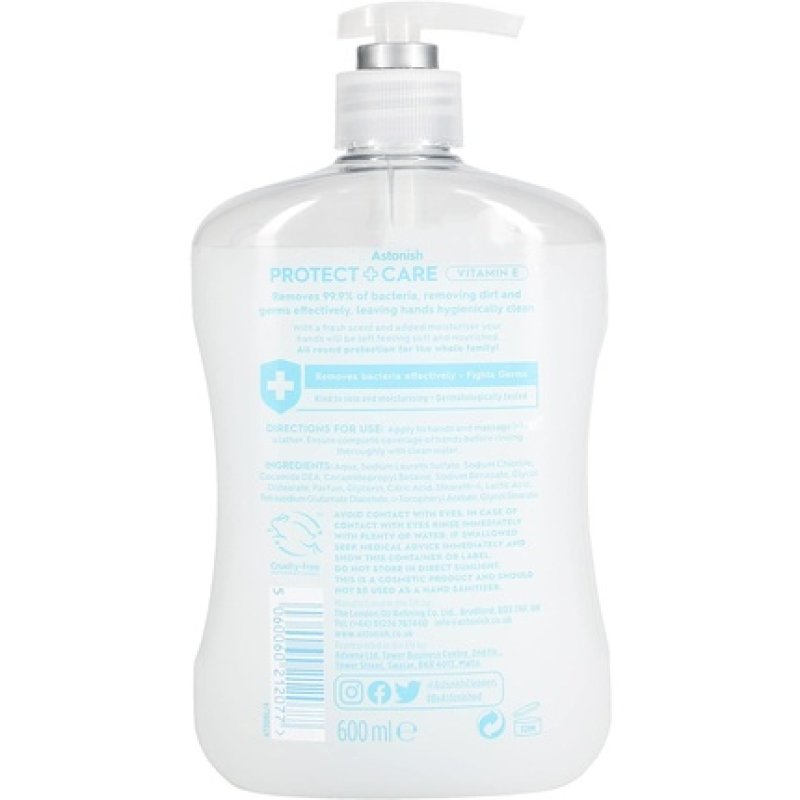 Protect & Care Anti-Bacterial Handwash Soothing Moisturizer with Vitamin E 600ml