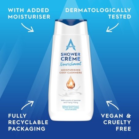 Astonish Shower Crème Cosy Cashmere Cleanses and Moisturises Jasmine and Ylang Ylang Scented 400ml