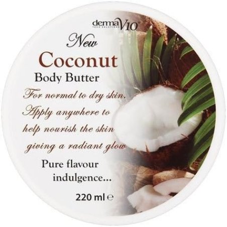 Derma V10 Coconut Body Butter 220ml