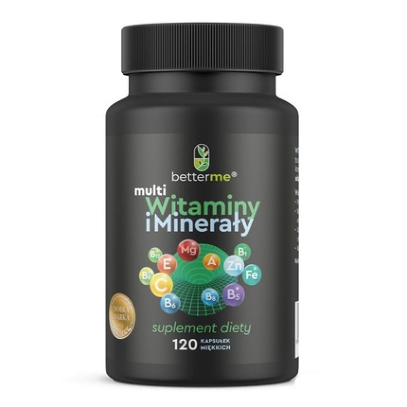 Betterme Multi Vitamins And Minerals Dietary Supplement 120 Capsules
