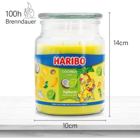 Haribo Scented Candle Coconut Lime 510g
