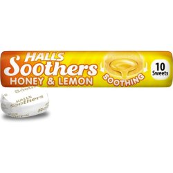 Halls Soothers Honey and Lemon 45g