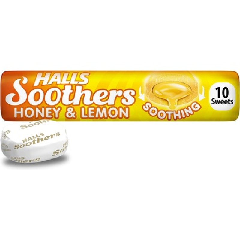 Halls Soothers Honey and Lemon 45g