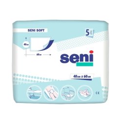 Seni Soft Hygiene Pads - 40cm X 60cm, 5 Pieces, Long Validity