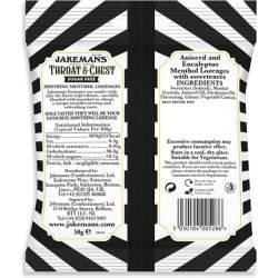 Jakemans Throat & Chest Sugar Free 50g