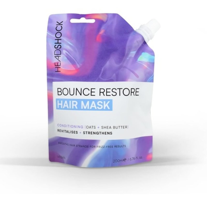 Headshock Bounce Restore Conditioning Hair Mask with Oats and Shea Butter