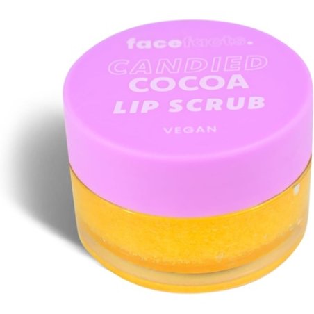 Face Facts Candied Cocoa Lip Scrub Soften and Smooth Dry Lips 10g