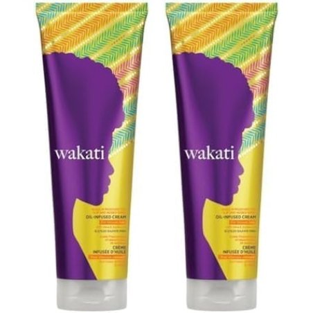 Wakati Oil-Infused Moisturizing Detangling Curl Defining Cream for Natural Afro