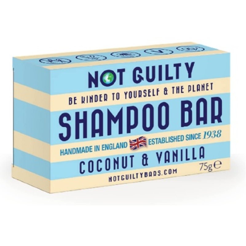 Not Guilty Coconut & Vanilla Shampoo Bar 75g