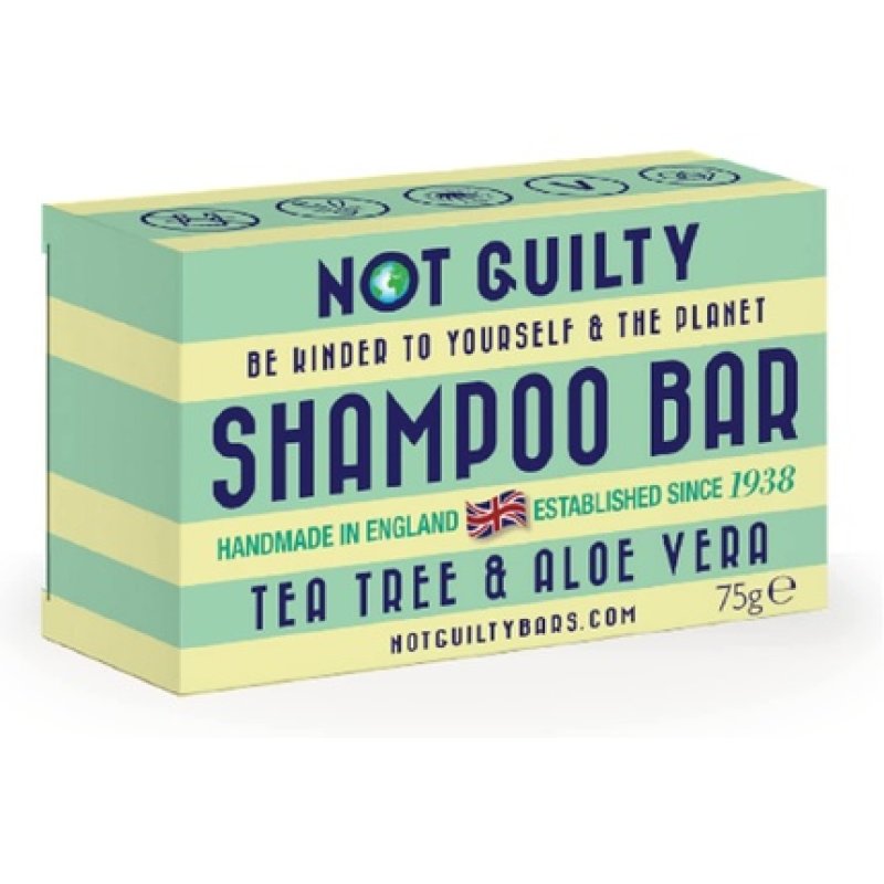 Not Guilty Tea Tree and Aloe Vera Shampoo Bar 75g