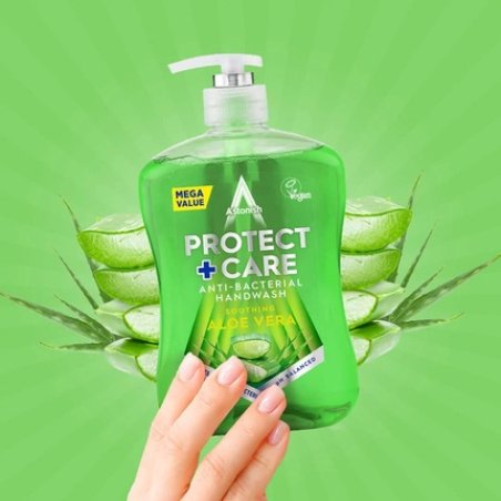 Astonish Protect & Care Anti-Bacterial Handwash with Aloe Vera 600ml