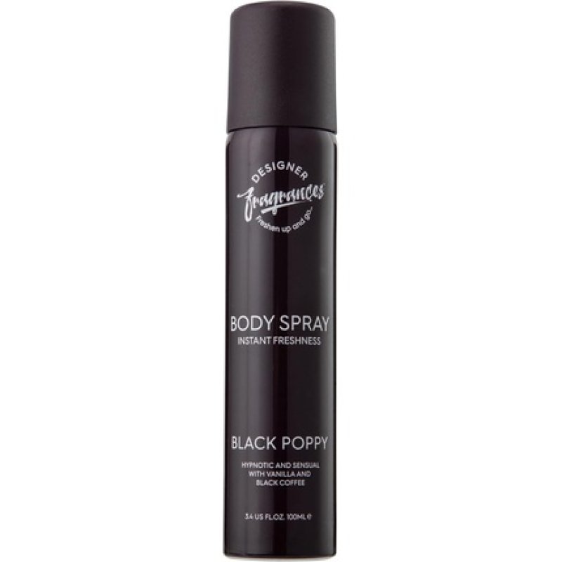Designer Fragrances Body Spray 100ml Only You, Black Poppy, Bloome, Peony