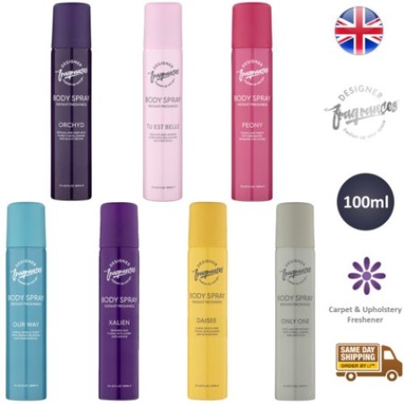 Designer Fragrances Body Spray Instant Freshness Fragrance 100ml