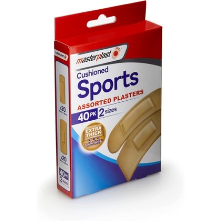 Masterplast Sports Plasters Flexible and Durable - Pack of 40