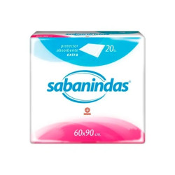 Indas Sabanindas Extra Protect 60x90cm 20 Units
