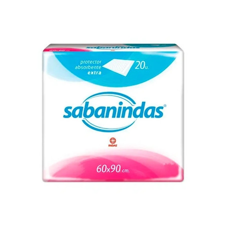 Indas Sabanindas Extra Protect 60x90cm 20 Units