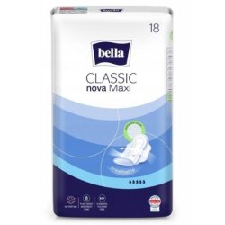 Bella Classic Nova Maxi Pads with Wings 18 Count Highly Absorbent