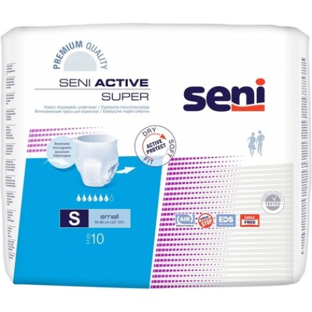 Seni Active Super Incontinence Briefs Disposable Size S