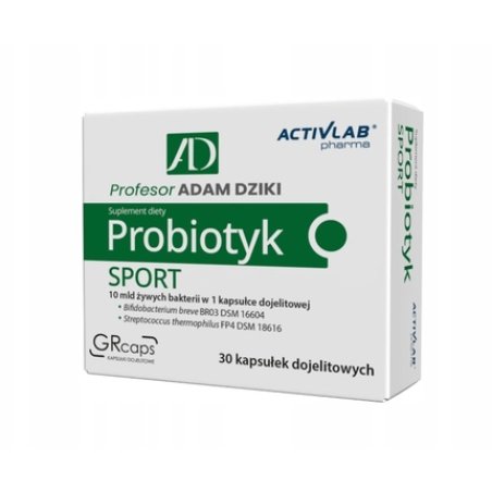 Activlab Probiotic Sport Professor Adam Dziki 30 Capsules