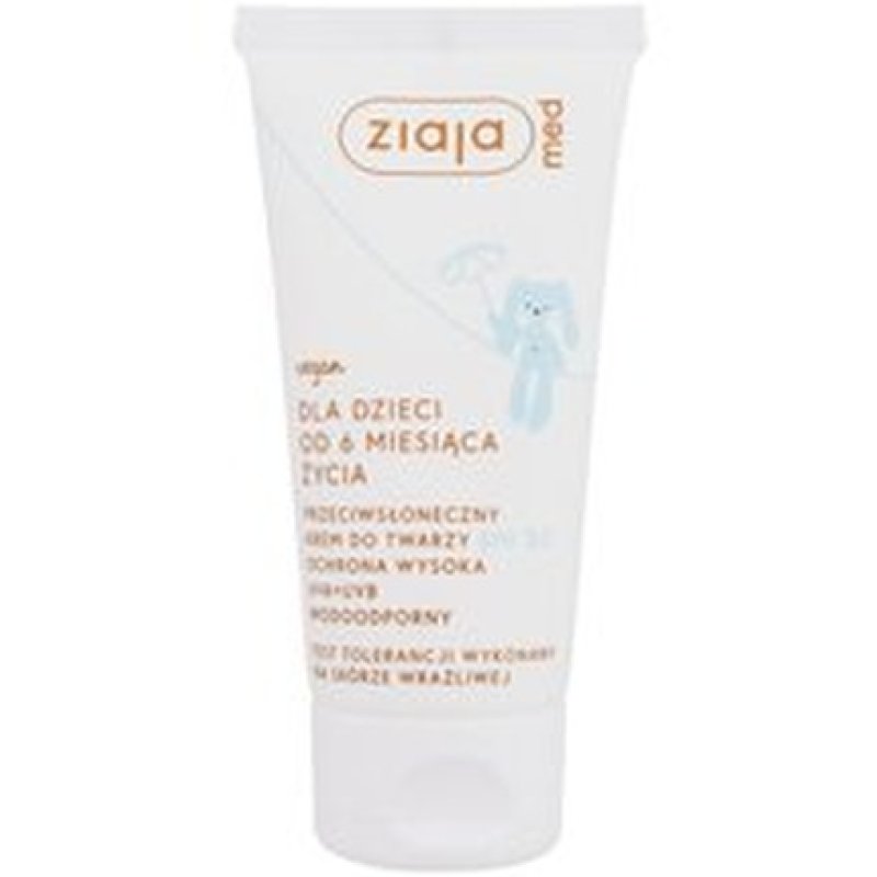 Ziaja Med Kids Sunscreen Face Cream Spf50 Waterproof Sunscreen Cream For Children
