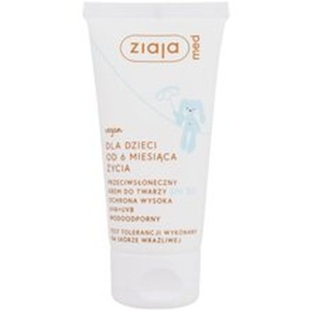 Ziaja Med Kids Sunscreen Face Cream Spf50 Waterproof Sunscreen Cream For Children